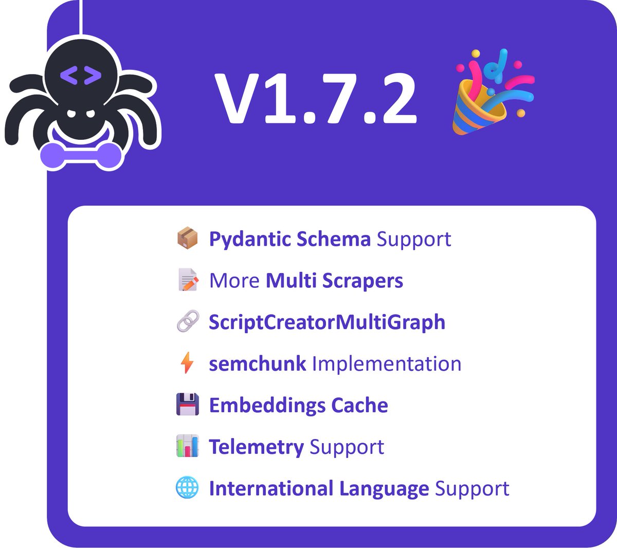 scrapegraphai's tweet image. 🚀 New version is out with a lot of new features! 🚀

#scraping #llm #scrapegraphai #genai