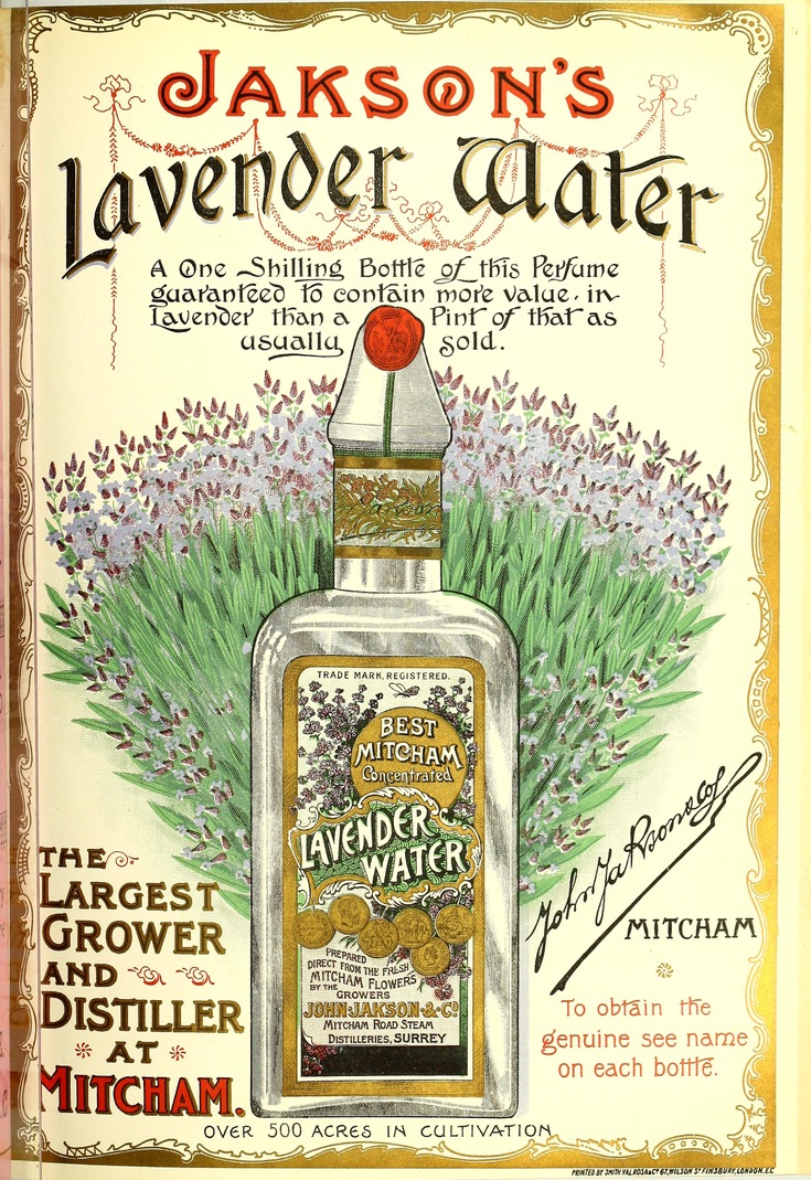 Lavender water 1897
