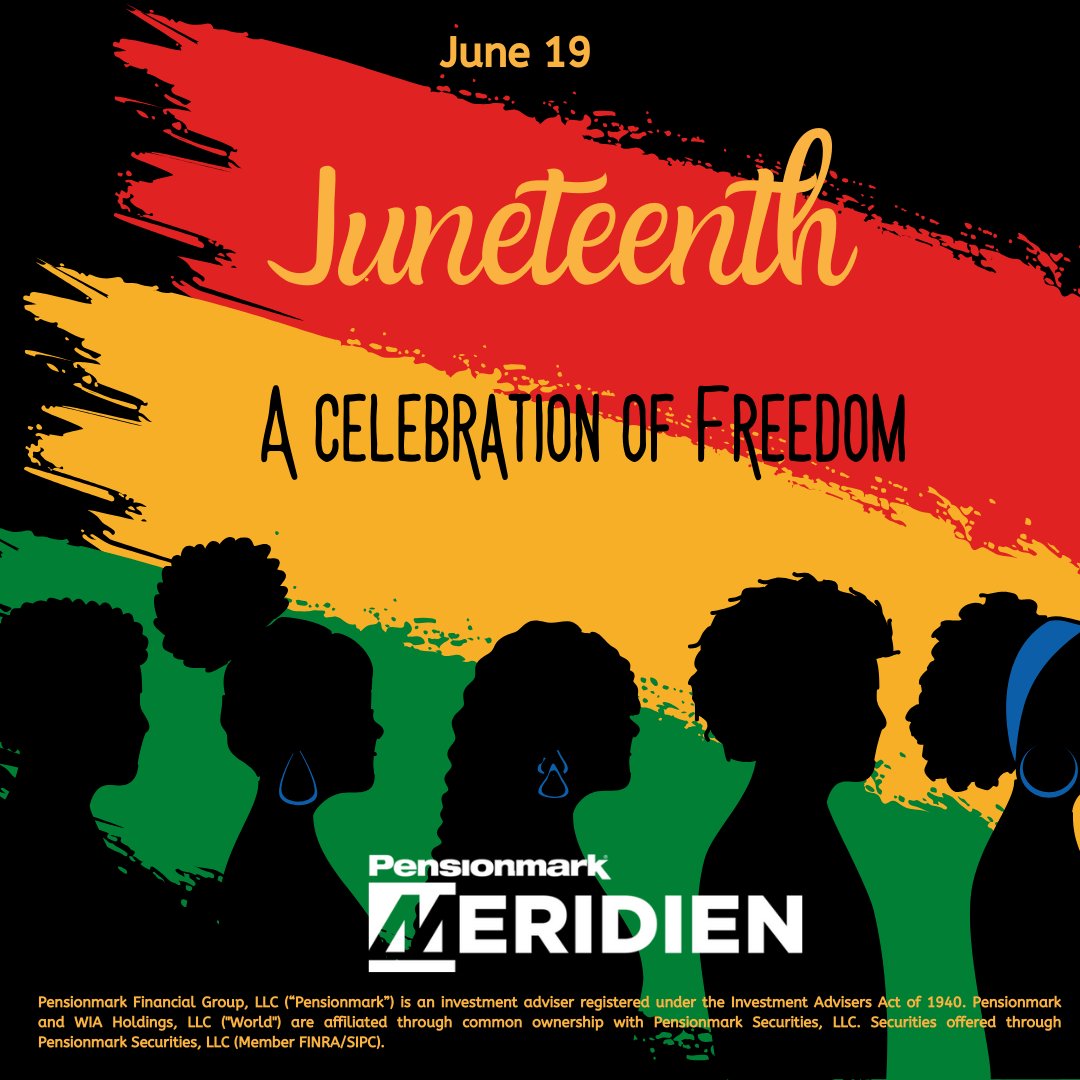 PensionmarkM's tweet photo. Please note that our office is closed on Wednesday, June 19th for the federal holiday. We will resume our normal business schedule on Thursday, June 20th .
#juneteenth #celebratefreedom #pensionmarkmeridien https://t.co/yxgvC0lsKh
