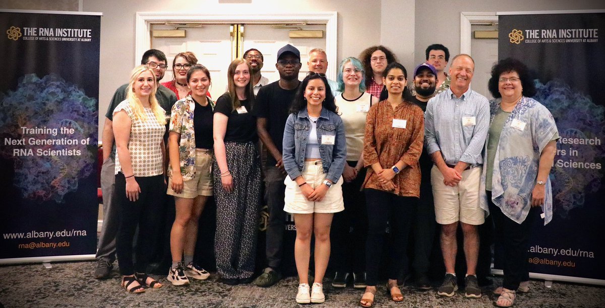 Congratulations to all the award winners at the 2024 RNA Institute Retreat

#FacultyAppreciationAwards #Posterawards #TalkAwards