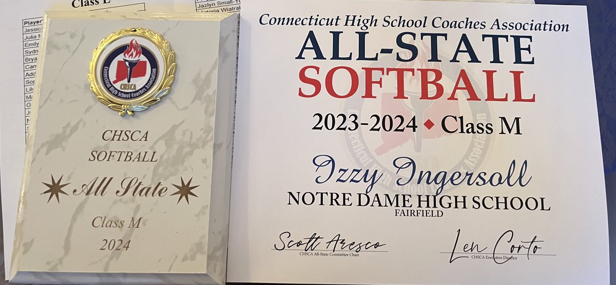 Notre Dame Prep of Sacred Heart Softball tweet media