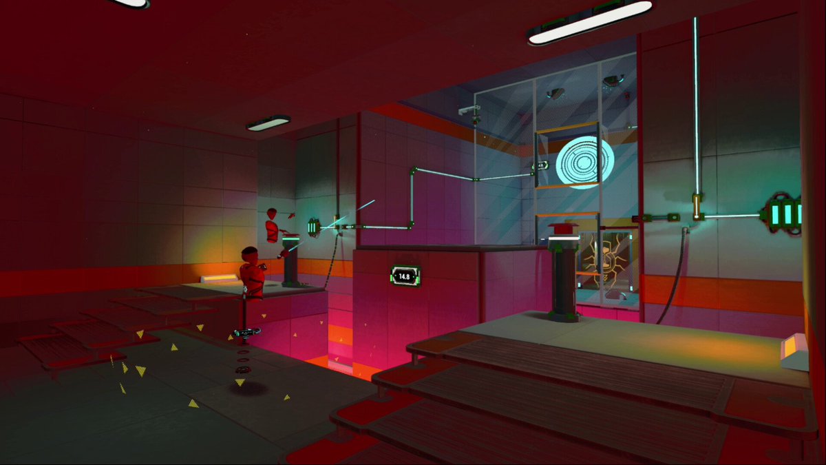 We created a Co-op puzzle game. But removed the ability to play co-op, and instead added in time-travel.

#gaming #gamedev #indiegame #vr #quest3 #quest2