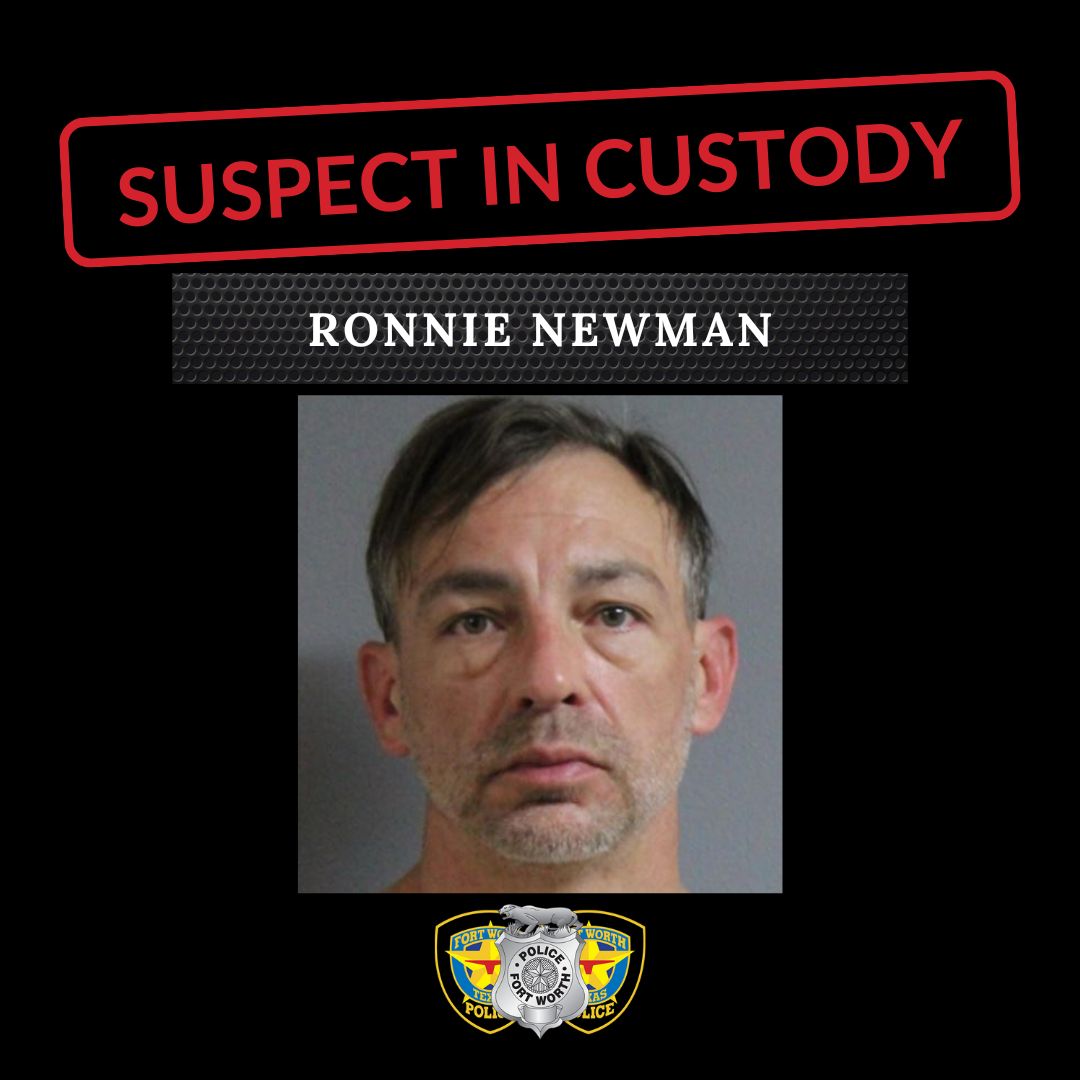 fortworthpd's tweet photo. *** UPDATE ***
Thanks to tips sent in from our community, this suspect has been identified and arrested.

On Monday, June 17, 2024, at approximately 7:30 p.m., @FBIDallas  Division’s Fort Worth Safe Streets Task Force, comprised of investigators from both the FBI and Fort Worth Police Department, arrested Ronnie Newman, 44, in Mineral Wells, Texas for the June 6, 2024 bank robbery at the First Convenience Bank in Fort Worth.

Newman will be charged through the Tarrant County District Attorney's Office.

FBI Dallas received numerous tips from the public and is grateful to those who provided information or shared the media release. The Mineral Wells Police Department also provided valuable assistance. Thank you to our community for helping keep #FortWorthSafe.