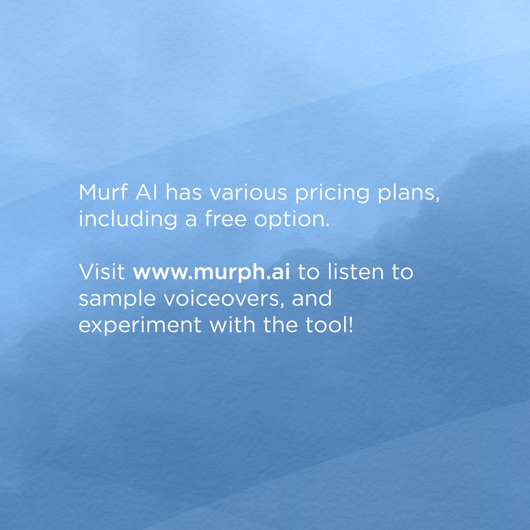 LC_CTLI's tweet image. Murf AI is a cutting-edge text-to-speech (TTS) platform that uses artificial intelligence to generate realistic, natural-sounding voices for a variety of applications. 
 
Explore the tool: murf.ai