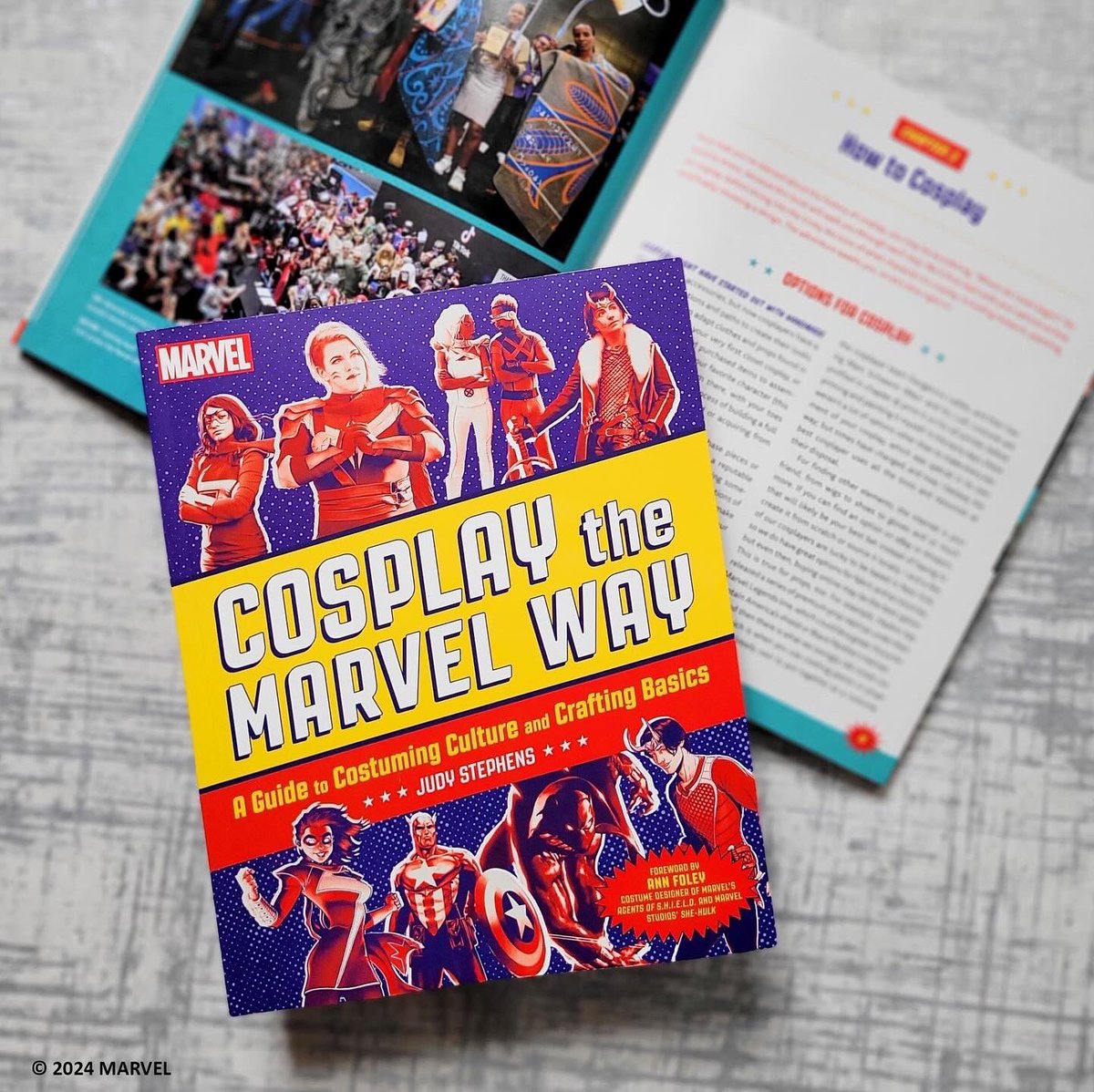 She’s out in the world! Go pick up yours!!! <a href="/Marvel/">Marvel Entertainment</a> <a href="/HachetteBooks/">Hachette Books</a> #CosplayTheMarvelWay