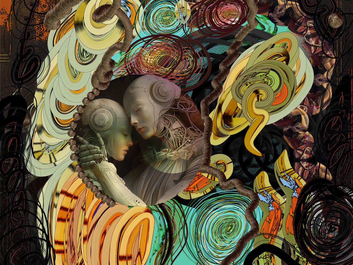 renatajiji's tweet image. Wip #robotlove #electroniccanvas #techspressionism