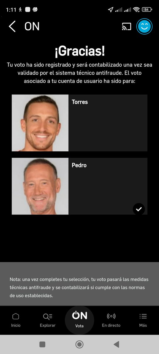 Vamos Pedro ganadorrrrr