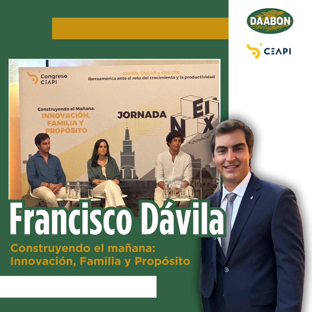 DaabonOrganics's tweet photo. #OrgulloDaabon Reconocimiento a Doña Carmen Abondano De Dávila como 'Mujer Líder Empresarial de Colombia' en el Congreso de CEAPI 2024. 🎉 En Cartagena de Indias presentó su libro “Carmen, Vale la Pena” y su nieto, Francisco Dávila, estuvo en un panel sobre innovación y propósito https://t.co/PGvqyhWaqO