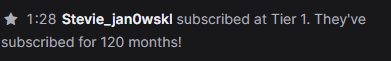I've never felt like a real streamer, felt accomplished or that I've done anything special on Twitch

But for someone to support a big idiot who's been winging it &amp; just tryin to make people laugh, for 10 years, is beyond words

Thanks to those who've supported my 10yrs on Twitch