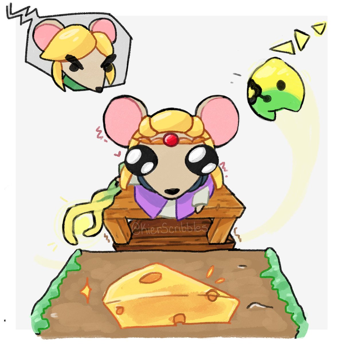 Zelda got distracted.. 

#zelda #EchoesOfWisdom