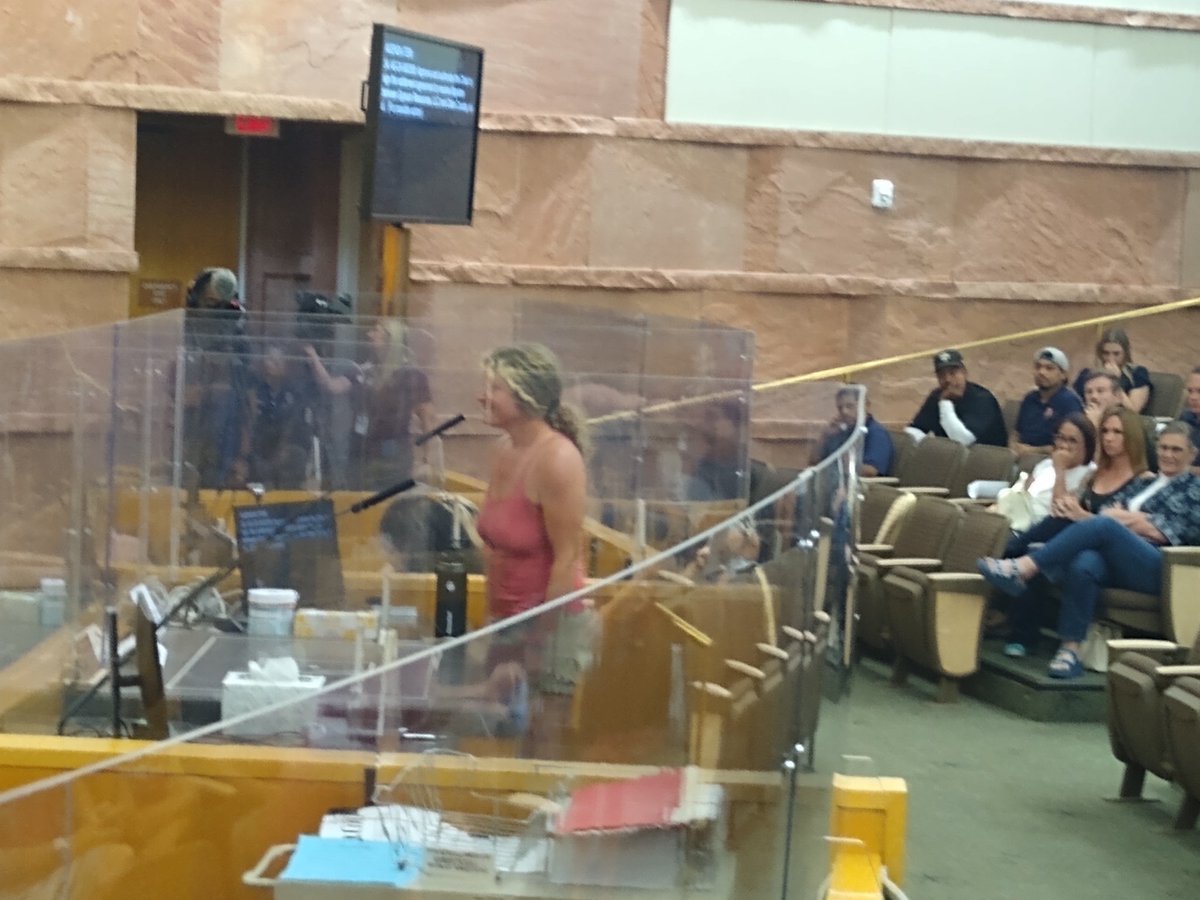 SierraClubSNG's tweet photo. Sierra Club SNG at the Clark County Commission asking to prevent further development from encroaching on Red Rock Canyon.  Developer profit should not supercede the people.  #SaveRedRock https://t.co/ix0ORa4A8V