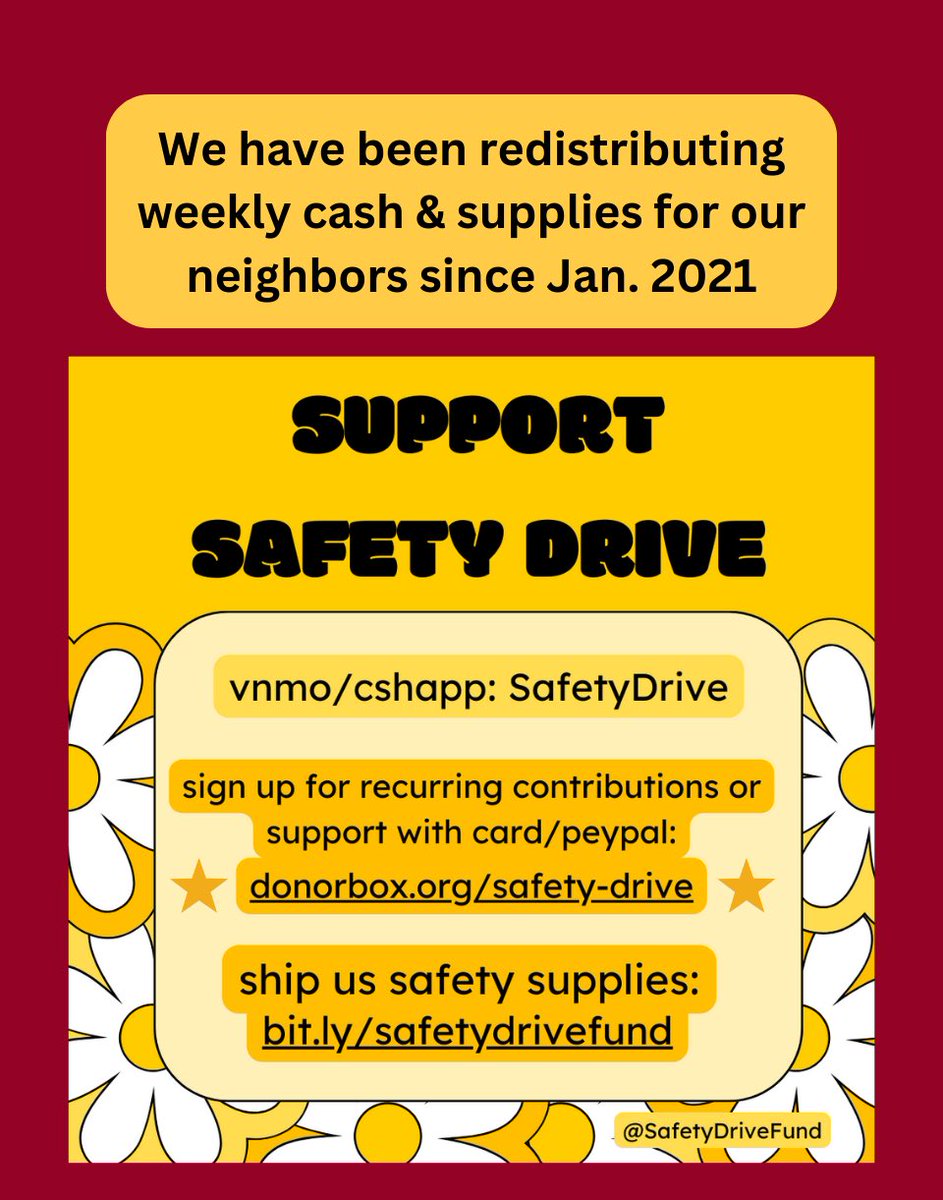 safetydrivefund's tweet photo. RETWEET🚨DEADLY heat dome incoming &amp; we need to increase the weekly distribution balances NOW! 

contribute via vnmo or cshapp:
🎁 @/$: SafetyDrive

thread ⬇️ for more info https://t.co/QBFphQi2jo