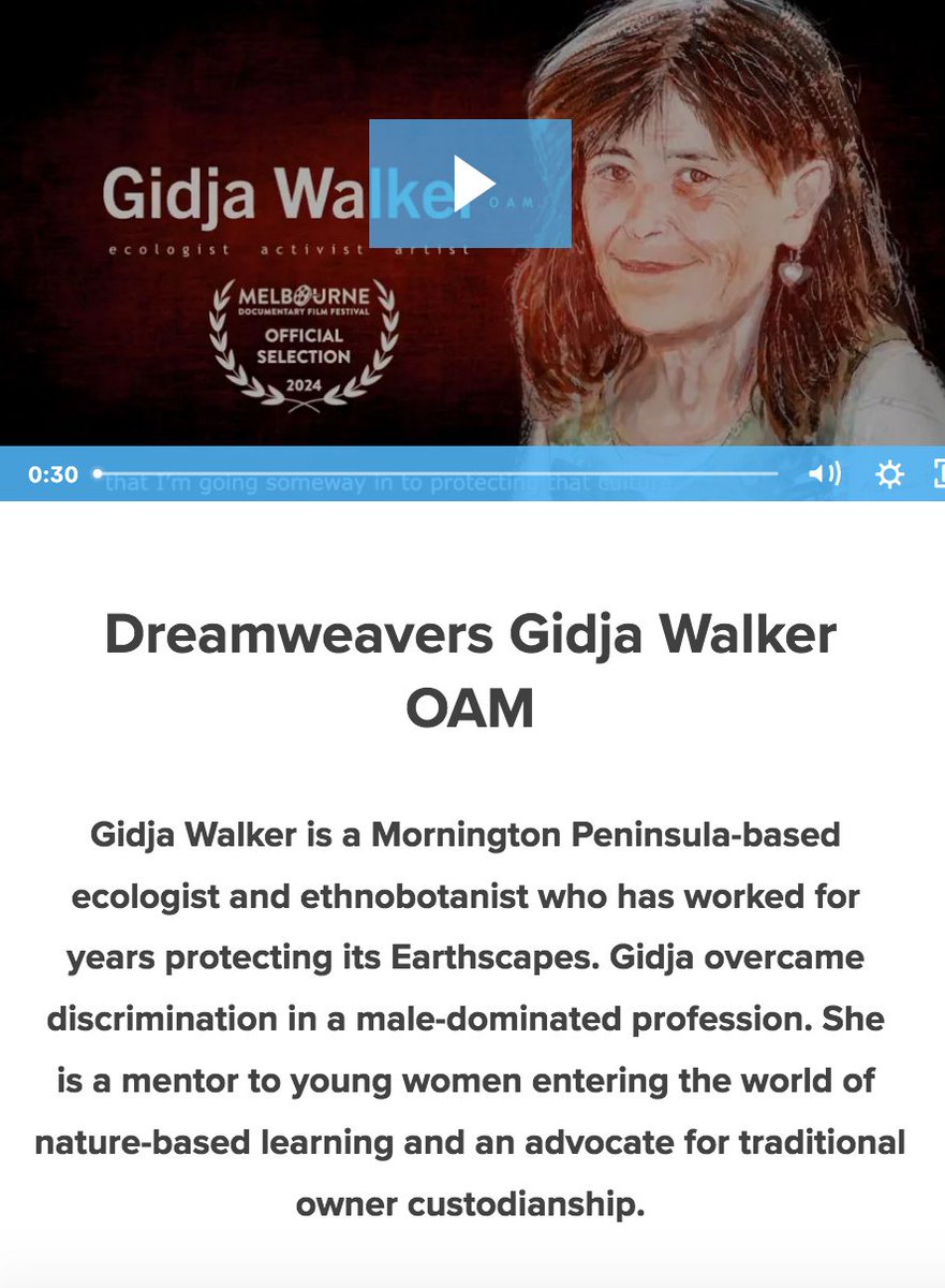 We interview 'Dreamweavers Gidja Walker OAM' Producer/Director Heather Forbes-McKeon wearemovingstories.com/we-are-moving-…

Screens: <a href="/MDFFest/">The 10th Melbourne Doc Fest / Naarm Doco Film Fest</a>  Cinema Nova, Sunday 28 July, (cinemanova.com.au/films/mdff-sho…)

#dreamweaverseries #dreamcatcherproductionsaustralia #twotailspublishing