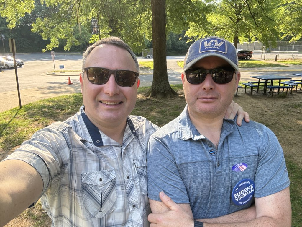 Alexander S. Vindman 🇺🇸 (@avindman) on Twitter photo Congratulations to my twin brother <a href="/YVindman/">Eugene Vindman</a> on winning the democratic nomination for #VA7 #VindmanforCongress Congratulations to my twin brother <a href="/YVindman/">Eugene Vindman</a> on winning the democratic nomination for #VA7 #VindmanforCongress