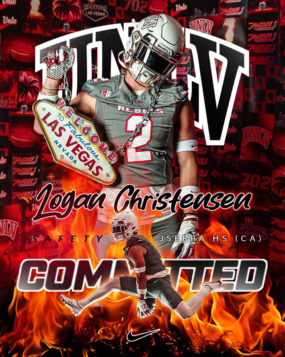 After a long discussion with my family and praying to God I have commited to the University of Nevada Las Vegas!! Thank you to <a href="/Coach_Odom/">Barry Odom</a> and the rest of his amazing staff for the opportunity! #BEaREBEL <a href="/unlvfootball/">UNLV Football</a> <a href="/NFsoCrucial/">Nicco Fertitta</a> <a href="/bradodom/">Coach B.O.</a> <a href="/vscwintoday/">Victor Santa Cruz</a> <a href="/CoachTroop3/">elite_Threatz</a>