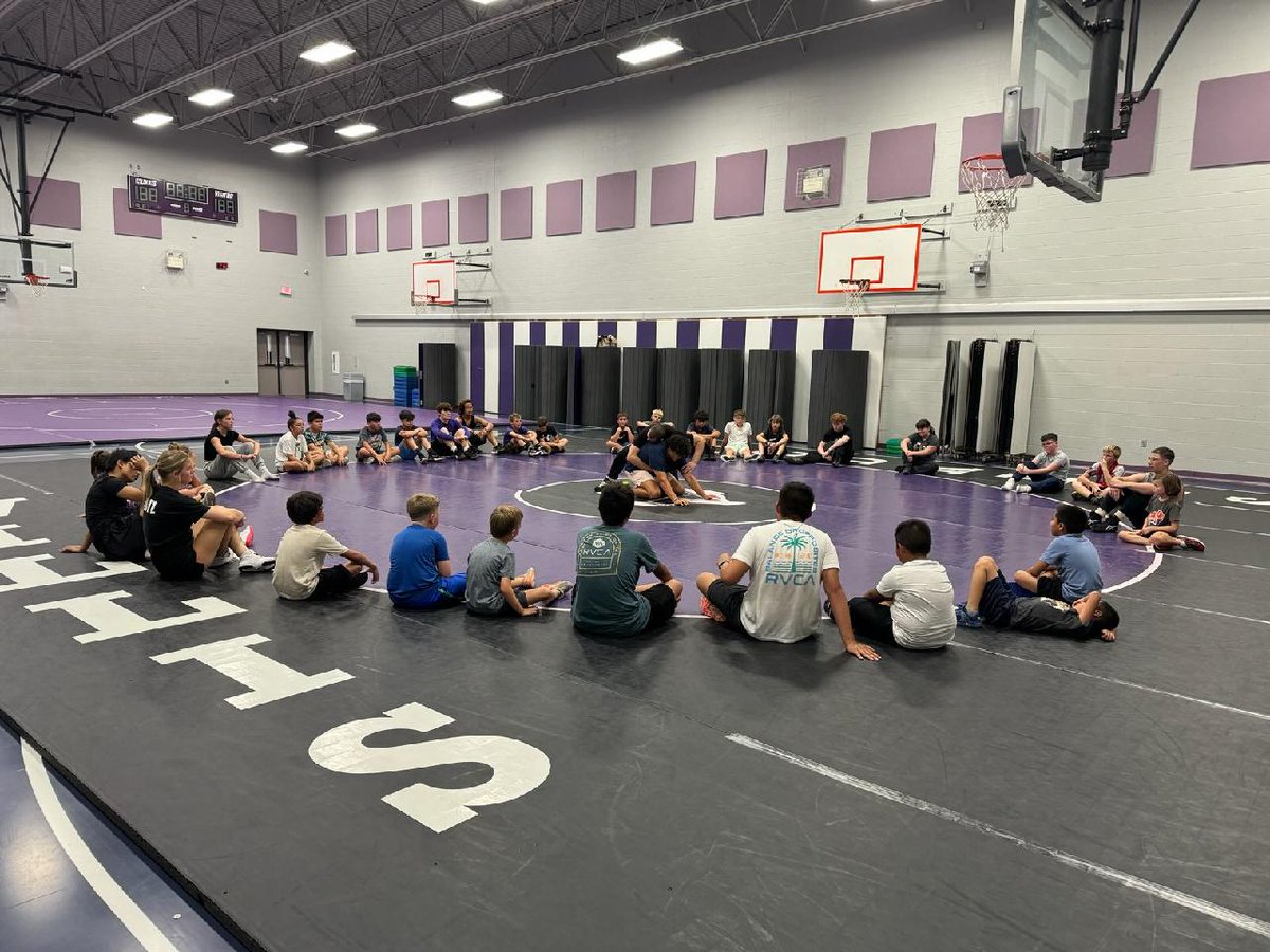 Day 2 of Wildkat Wrestling Kamp! Great group of wrestlers! #RTL
