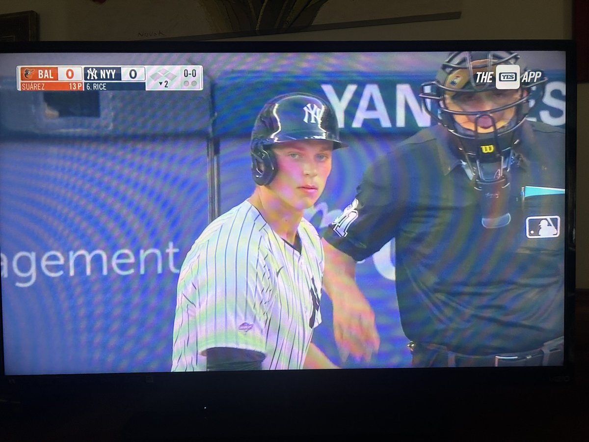 A new @Yankee from @BigGreenBasebal — Ben Rice!

Others:
Foster Edwards (1930)
Red Rolfe (1931-42), 4-time All-Star, 5 World Series titles
Jim Beattie (1978-79), WS ring in 1978

Special mention for Brad Ausmus, tonight’s acting manager and a Yankee draft pick.

<a href="/MLBNetwork/">MLB Network</a> @mlb