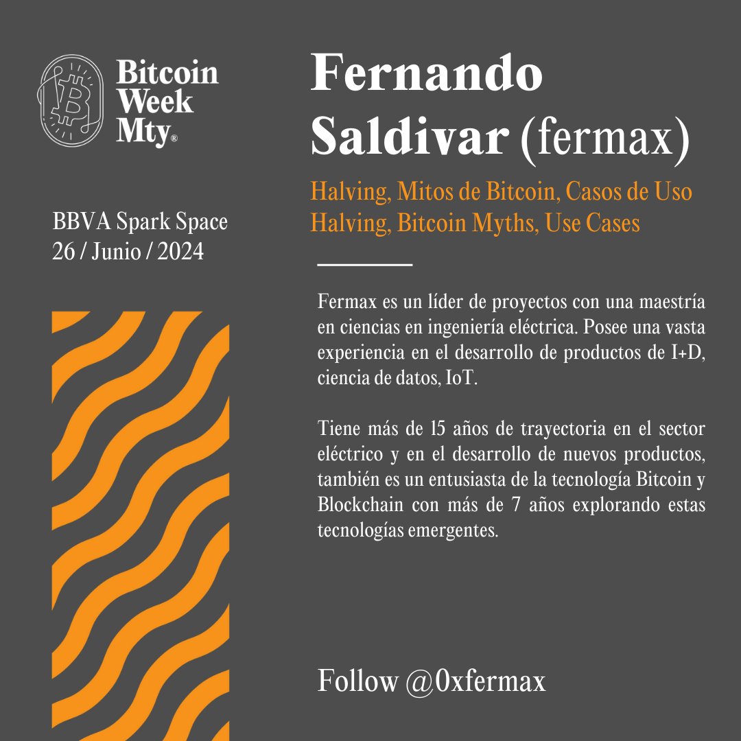 Bitcoin Week 🔜 #BitcoinWeekMTY tweet media