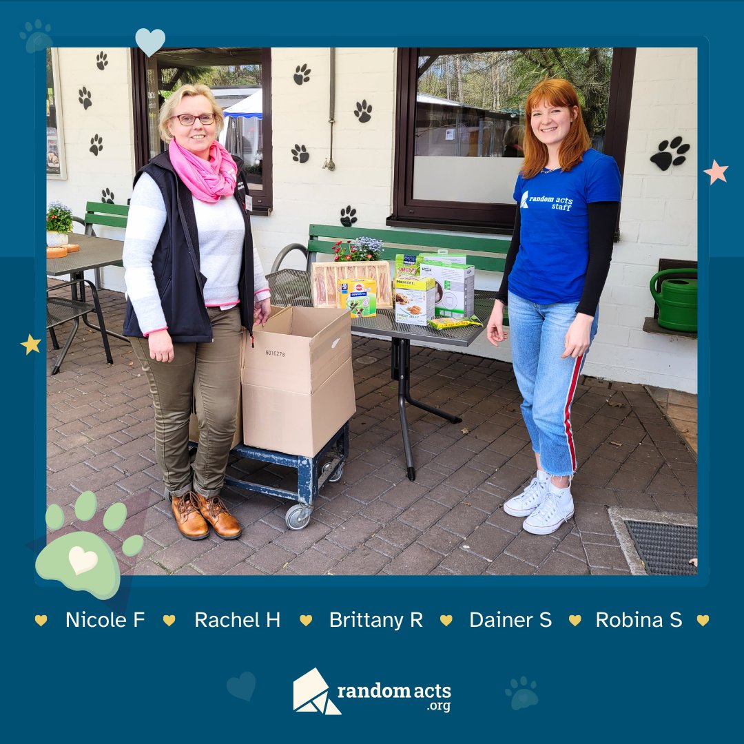 Shoutout to the donors listed for supporting this #RandomActOfKindness. Tine provided a local animal shelter with a wooden feeding trough, shed, and cat doors that will be used by the shelter's bunnies, guinea pigs, and cats. #SpreadKindness