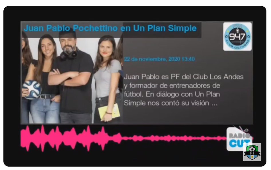 profepochettino's tweet photo. Lindo recuerdo me apareció: esta entrevista con @juankyjurado en #UnPlanSimple, ese gran programa que se emitía en la 94.7:
https://t.co/8dUG4wyFgQ https://t.co/4cpfIpBBej