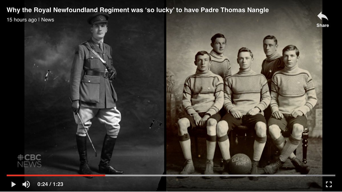 Why the Royal Newfoundland Regiment was ‘so lucky’ to have Padre Thomas Nangle #RNFLDRFamily
#OPDISTINCTION #NLMemorial100 #WW1 
cbc.ca/player/play/vi…