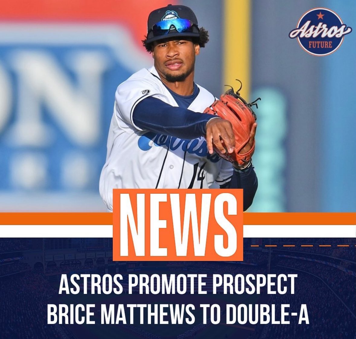 One step CLOSER!!! Proud of you bro!!! Enjoy the game and BACK TO WORK!!! <a href="/BriceMatthews5/">Brice Matthews</a> <a href="/edricem/">Edrice Mosley</a> <a href="/tyrice03/">Tyler Rice</a> <a href="/astros/">Houston Astros</a>