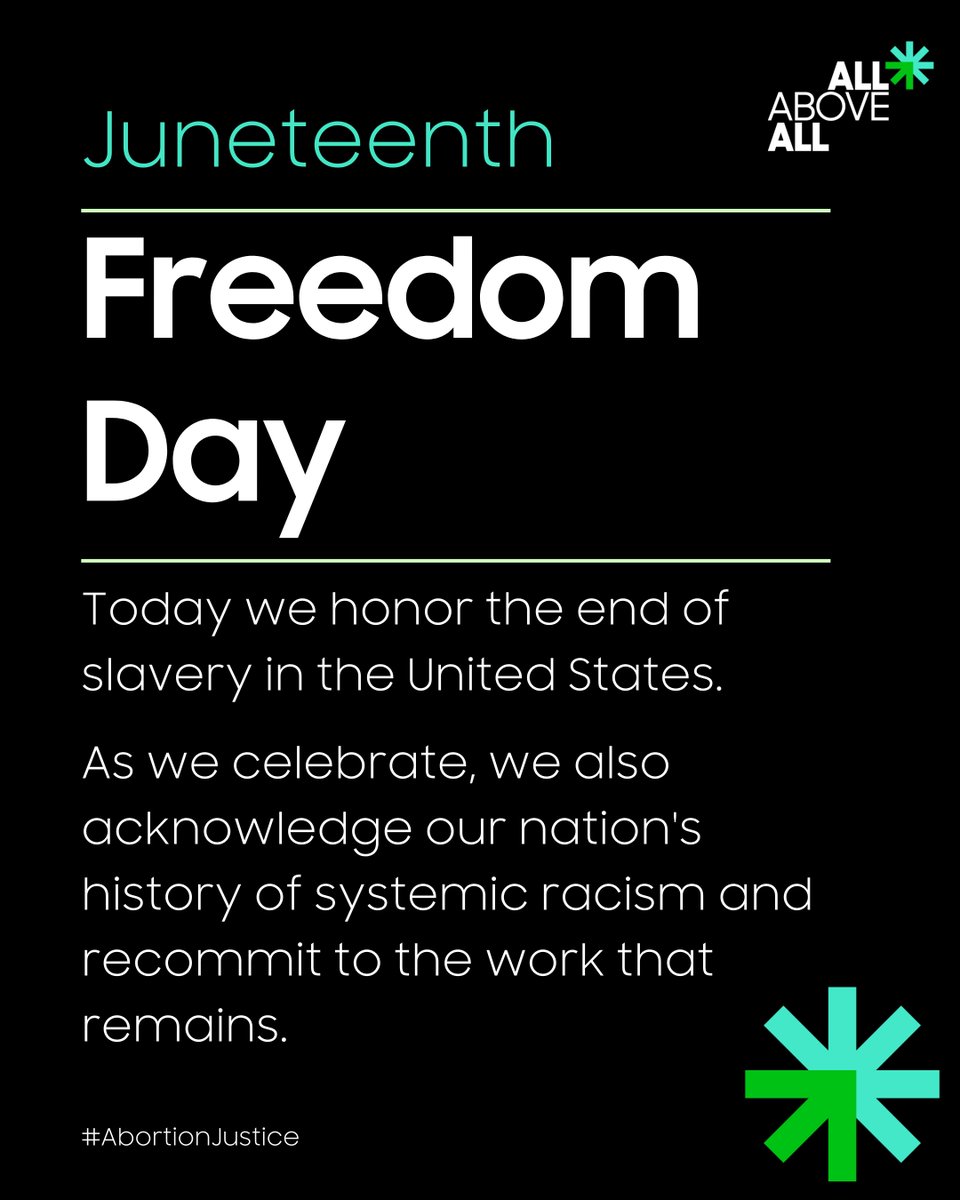 AllAboveAll's tweet photo. Today and every day, we celebrate, honor, and center Black resilience and power. We continue to work towards a day when all Black communities thrive. https://t.co/QynDoknSMU
