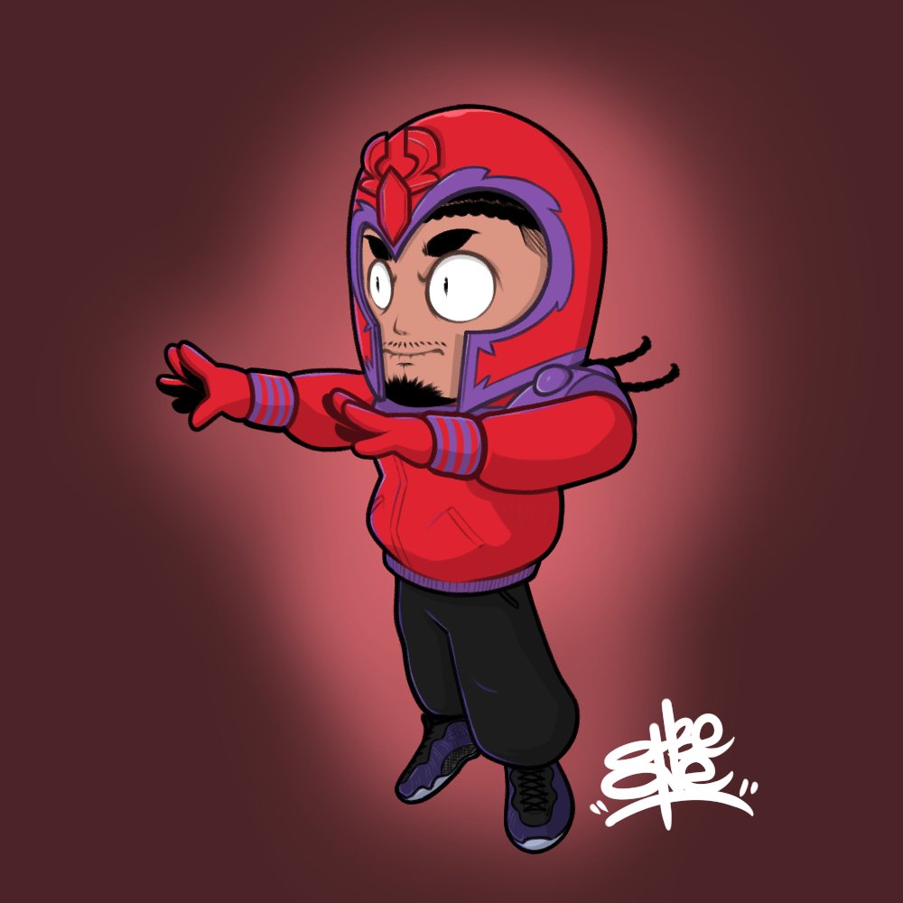 A rendition of <a href="/IFCYipeS/">YipeS @ Remixd Prints</a> as Magneto but in the styling of some of the fits I have seen him wear. Thanks for being such a great person and in my opinion a pillar in the FGC #FGC #Magneto #Fanart #WhensMahvel