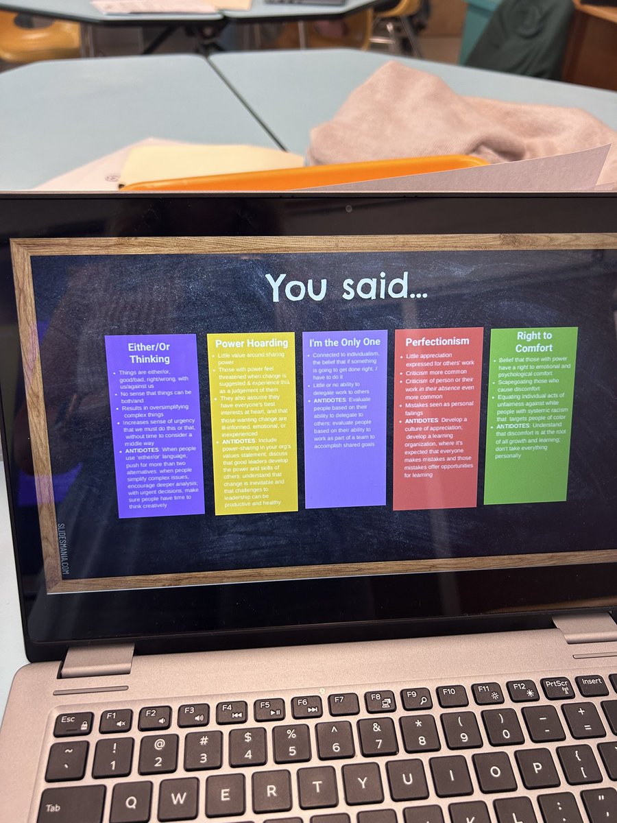 Day 1 of summer SLT✅

Our leaders truly stood up to the challenge of being vulnerable and courageous as we examined our own practices and conditions. Chapter 2 of our data story is going to be impactful!