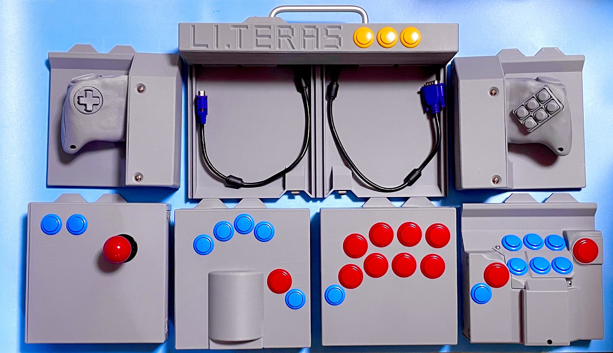 ガフロコントローラー　LI.TERAS mini oneframeボタン換装 ガフロコントローラー LI.TERAS mini oneframeボタン換装 初めて