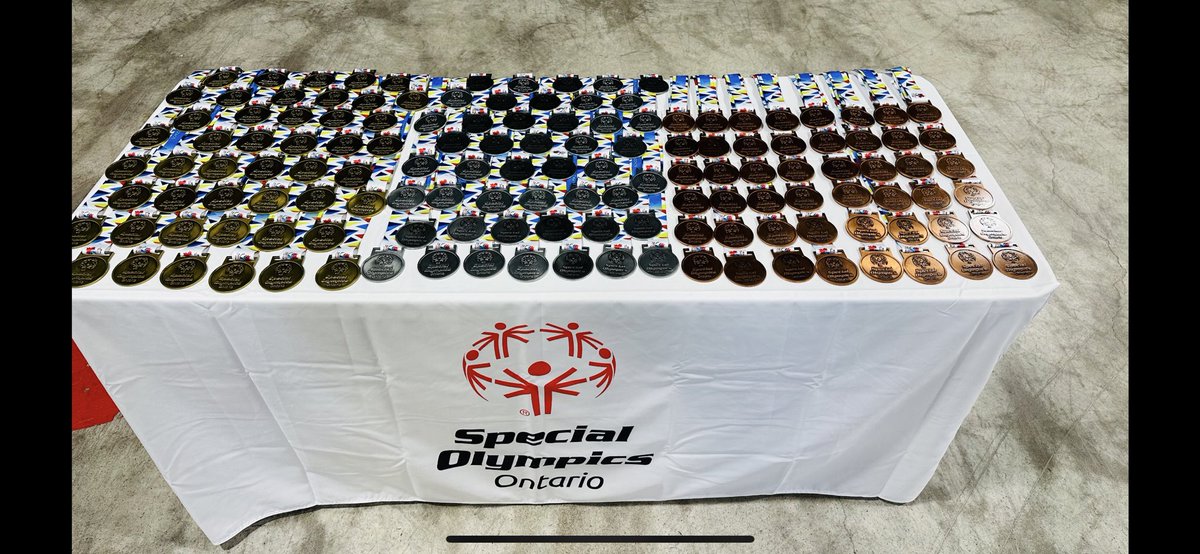 Burdettski1's tweet photo. So proud to have been able to help present medals ⁦@SOOSchoolChamps⁩ ⁦⁦@SOOntario⁩ last week in ⁦@CKPSMedia⁩ ⁦@OACPOfficial⁩ @PtboPolice⁩ in Chatham. The athletes showed determination, great sportsmanship and friendship. Truly inspiring to watch! https://t.co/mDRAqidx2b