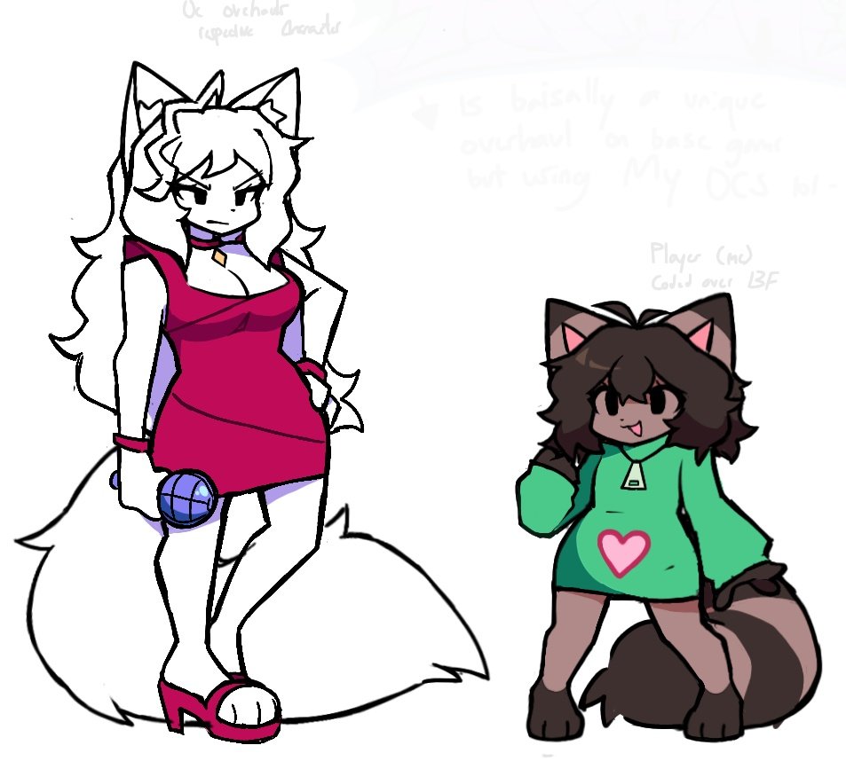 Gonna b more organized with my FNF mod🗣 Starting to make sprites