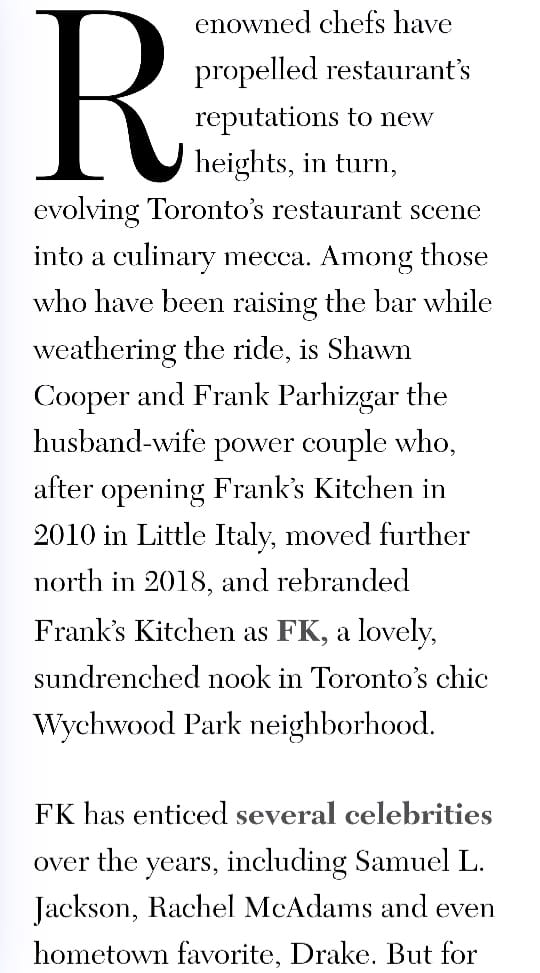 FranksKitchen's tweet image. Delighted &amp;amp; excited  featured in Iconic Life Magazine. A beautifully written article by Jim Bamboulis of Travel Mammal And they featured us! Honoured. 📷📷
See iconiclife.com for the full article. Go to food &amp;amp; scroll down.