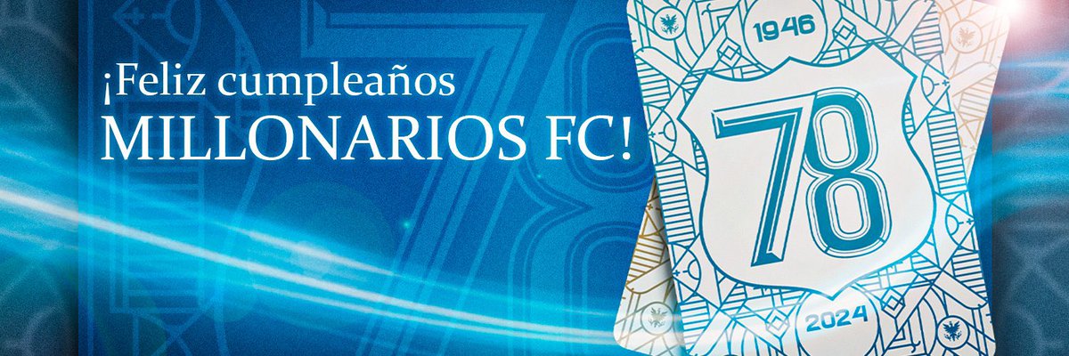 treborspeis's tweet photo. 💙⚽️ El 18 de junio de 1946 nacía en la ciudad de Bogotá una pasión, un estilo de vida, una familia, un grupo de amigos, nuestra felicidad, el equipo de nuestros amores, #MillonariosEs.
¡Feliz cumpleaños a todos y cada uno de los integrantes de esta Gran Familia Azul! 🥳🎂🎉Ⓜ️ https://t.co/g65by6Iuoq