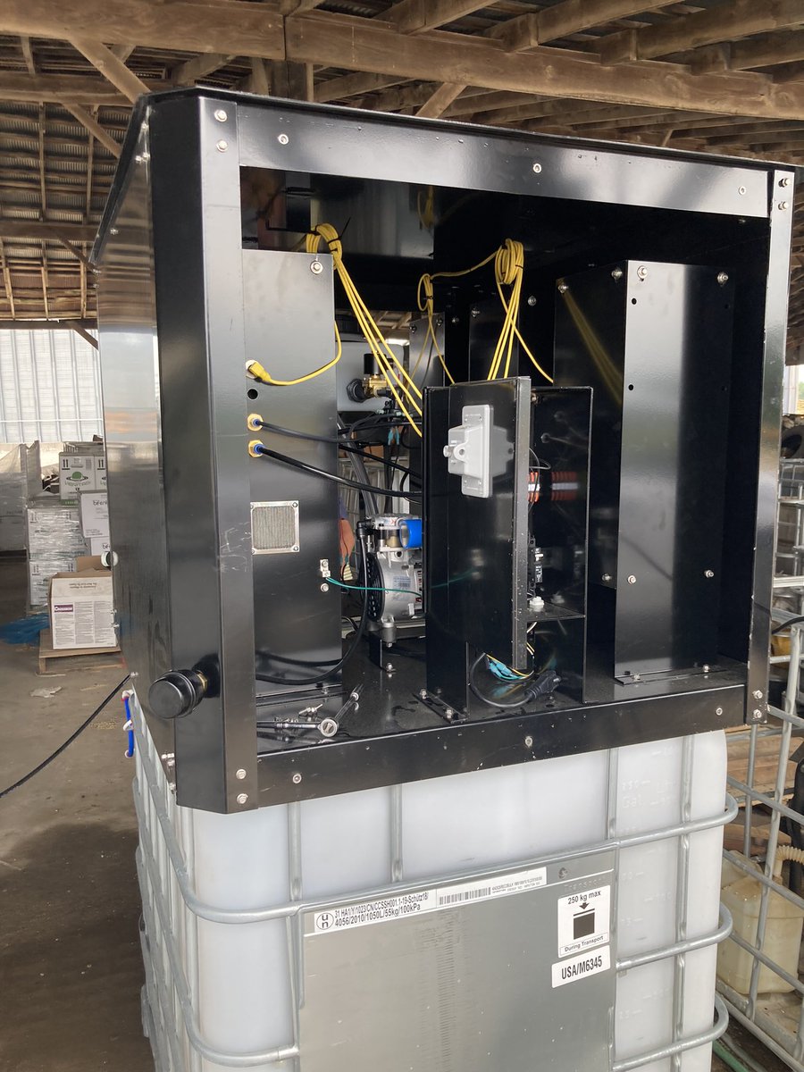 We are making nitrogen.  Green lightning is converting atmospheric N to a crop available form.