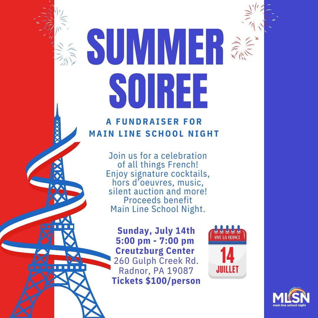 Join us for a celebration of all things French on Sunday 7/14 at Creutzburg! The evening will feature French cuisine, wine tasting, signature cocktails, music, silent auction and more! Click buff.ly/45tGn9O to learn more and purchase tickets.
