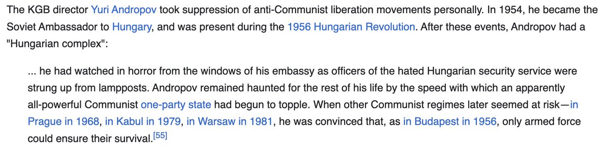 CriticalBill76's tweet photo. @NatalkaKyiv Mitrokhin Archive.
1956 - Enraged Hungarians hung Hungarian security service members from lampposts as KGB Dir. Yuri Andropov watched from his window in horror.
#lampposts https://t.co/wcJwrHcWe3