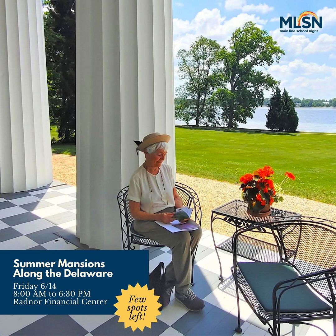 Few Spots Left! Join us for a bus trip on Friday 6/14 and visit three historic mansions built by Philadelphia’s first families to escape the heat of the summers. Click buff.ly/3VKBo1g to learn more and sign up!