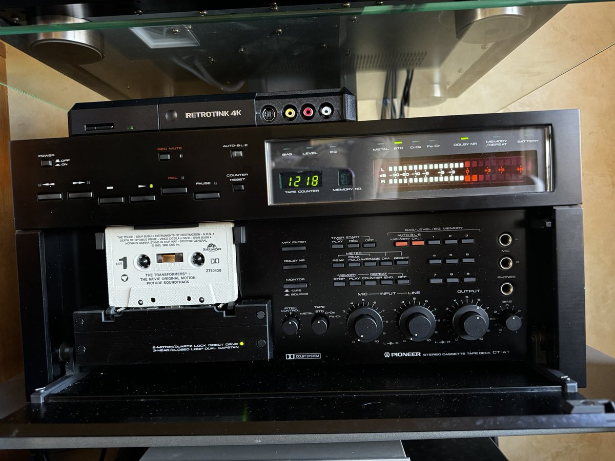 I haven’t listened to cassettes in a while. #PioneerCTA1