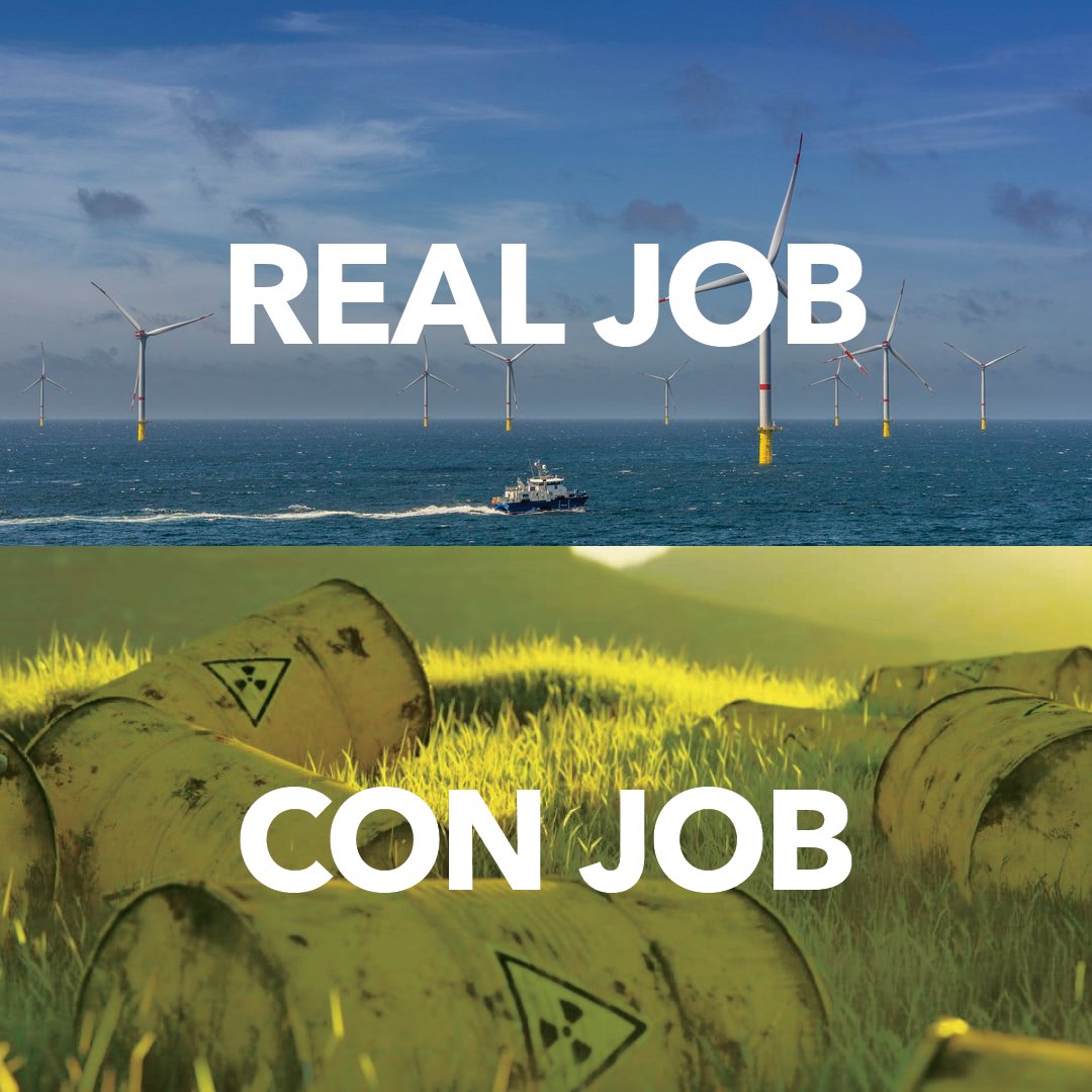 Teddler's tweet image. Slower than renewables
More expensive than renewables
More dangerous than renewables