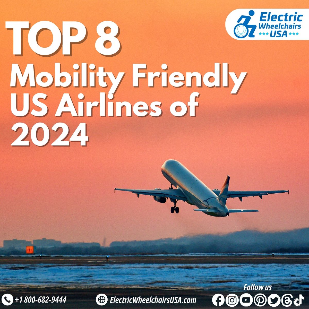 Wheelchairs_USA's tweet image. Air travel challenges those with mobility issues: navigating crowded airports, non-specialized aids, and varied airline policies.

Read more here 👇
electricwheelchairsusa.com/blogs/news/top…

#ElectricWheelchairsUSA #AirTravel #MobilityIssues #AccessibleTravel