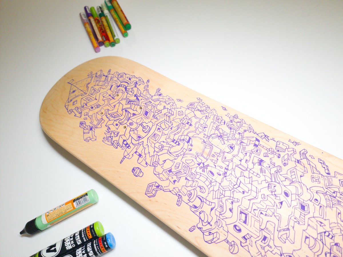 Got a cool deck on the go. Gonna be be greens n sturffff #skateboardart