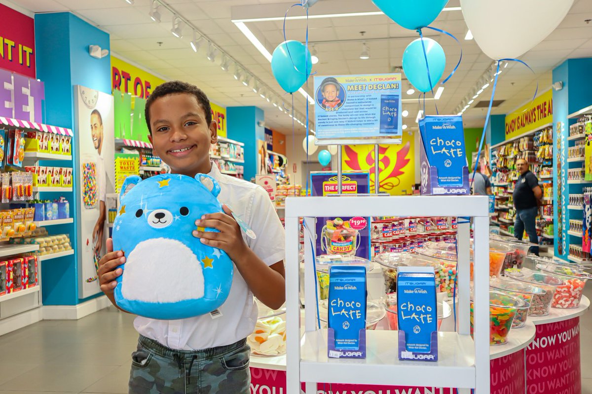 I was today years old when I learned that a 9-year old named Declan designed his own chocolate bar for Make a Wish with proceeds going to other children so their wishes can also come true.