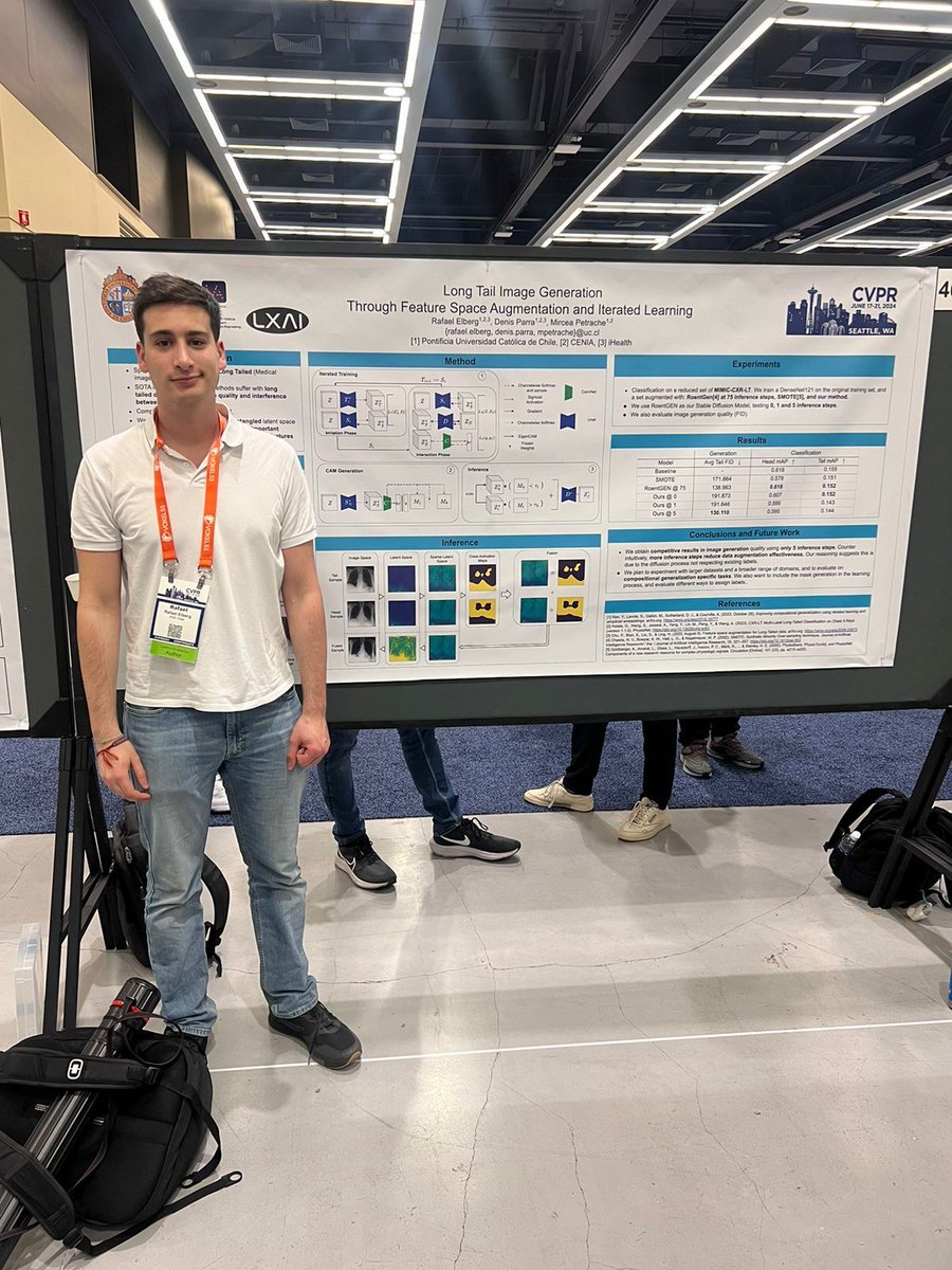 latinxincv's tweet photo. ''Thank you all for making it a great poster session! #LXAI #CVPR https://t.co/68NkLpZ2aP
