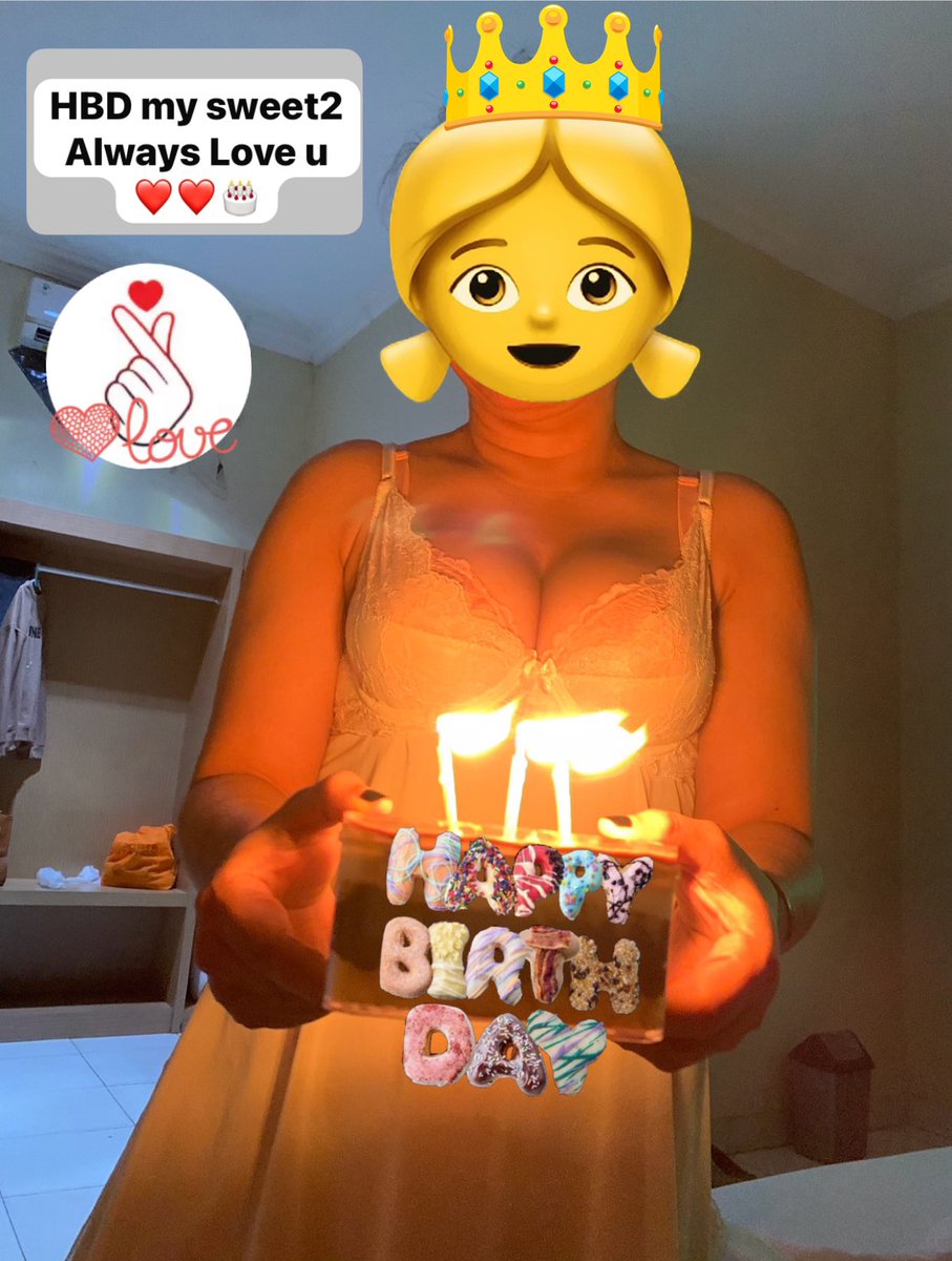 benny_pass's tweet photo. @HennyPassBenny HBD to you my sweety2..May Allah always Blessing you🤲🤲😇😇❤️❤️❤️ https://t.co/8B26jqkBEM