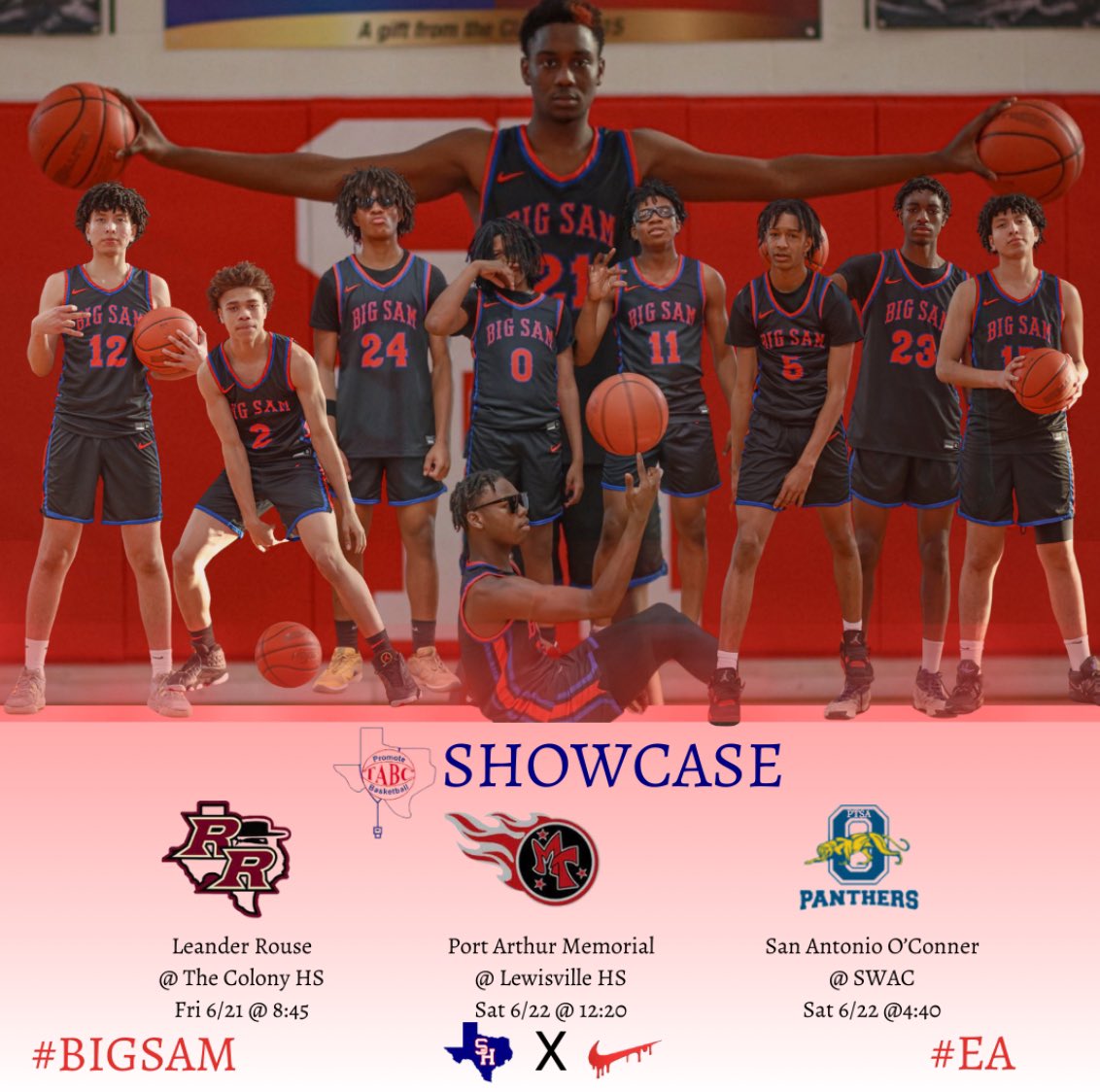 BIGSAMhsbb (@bigsamhsbb) on Twitter photo Our #BIGSAM boys will be back in action for the <a href="/Tabchoops/">ππΌπ½πΎππ</a> LIVE HS Showcase. Come Support!
#EA #theEAst #BIGSAM Our #BIGSAM boys will be back in action for the <a href="/Tabchoops/">ππΌπ½πΎππ</a> LIVE HS Showcase. Come Support!
#EA #theEAst #BIGSAM