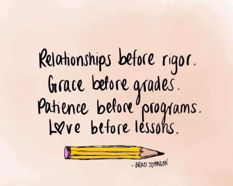 if you're looking for a mission statement for the school wall that's worth living out in the school halls: