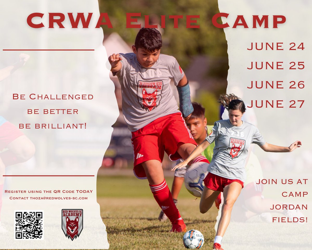 Our elite camp is less than a week away! Sign up now and join us next week for this fantastic opportunity!