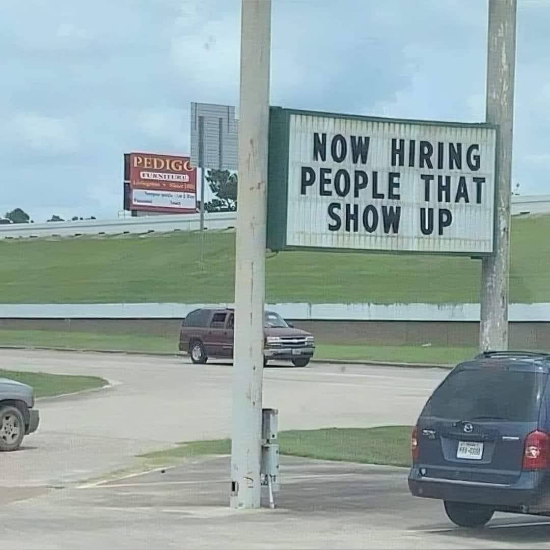 The bar is very low to be successful at this point in history.