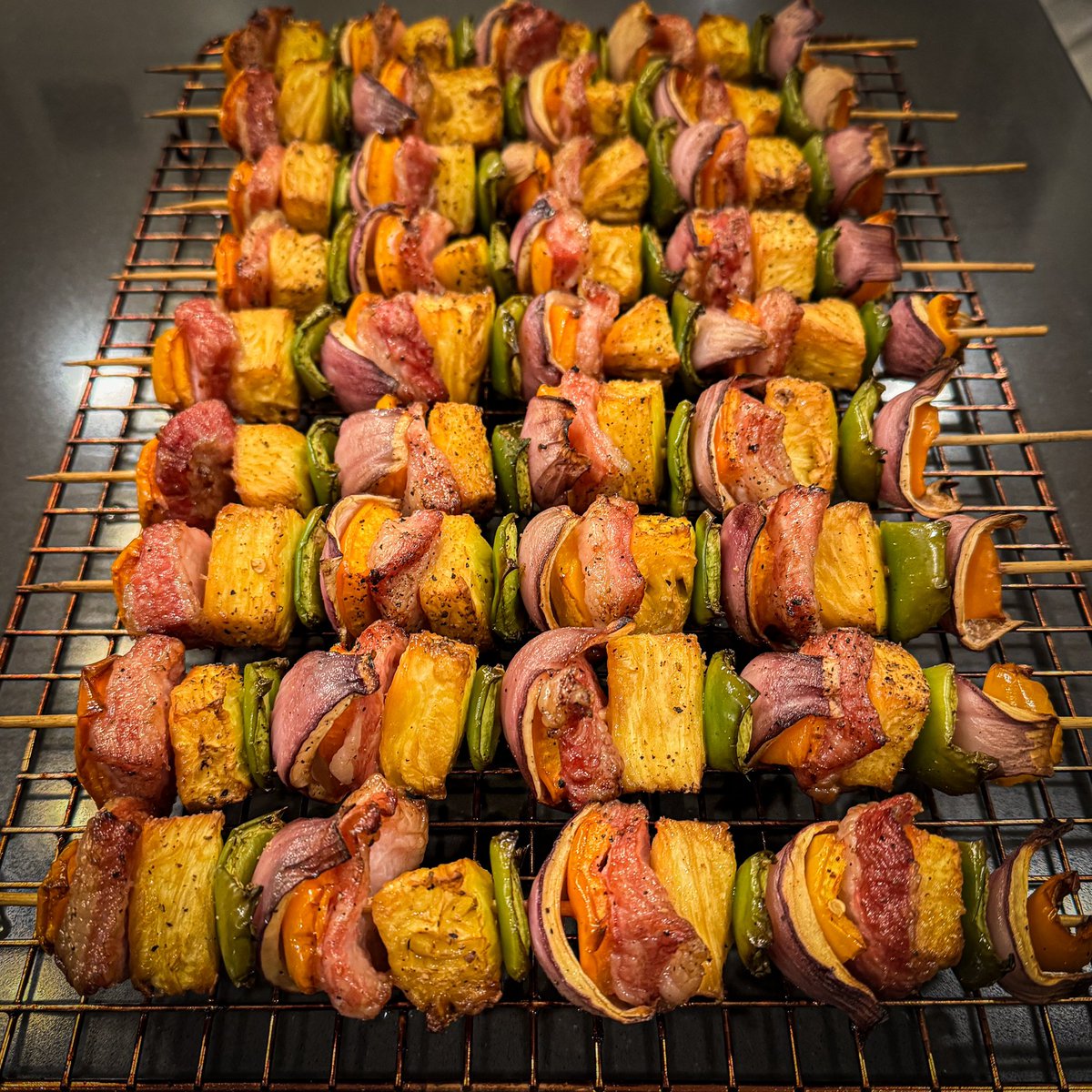 Iberico Pork belly Kebabs.  Might just be a new favorite combo. 

#bbq #food #foodie #barbecue #grill #instafood #meat #bbqlife #bbqlovers #grilling #kebab #pork #porkbelly #pineapple